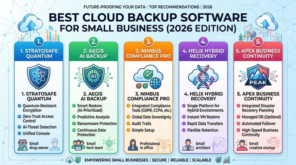 best cloud backup software for small business 2026
